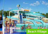 Beach Village, Parco giochi acquatico sulla spiaggia
